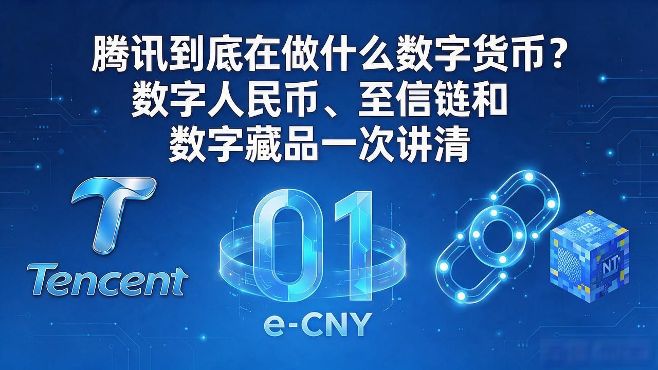腾讯到底在做什么数字货币?数字人民币、至信链和数字藏品一次讲清