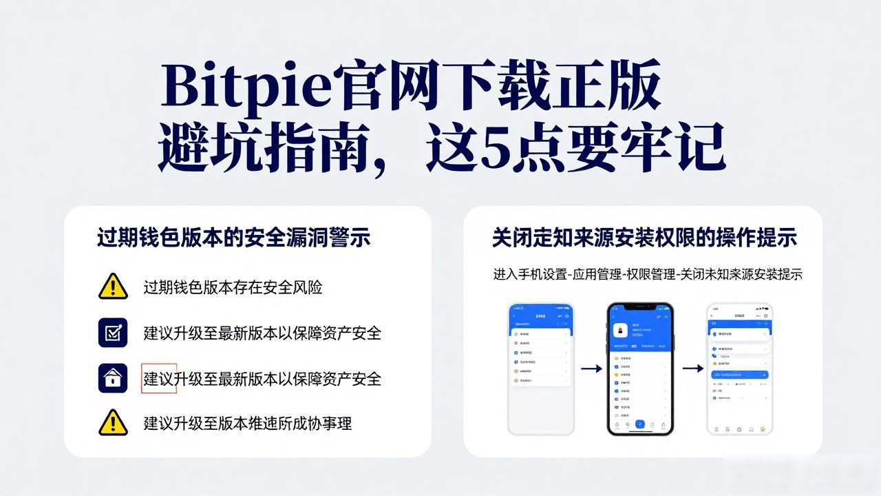 Bitpie官网下载正版避坑指南,这5点要牢记