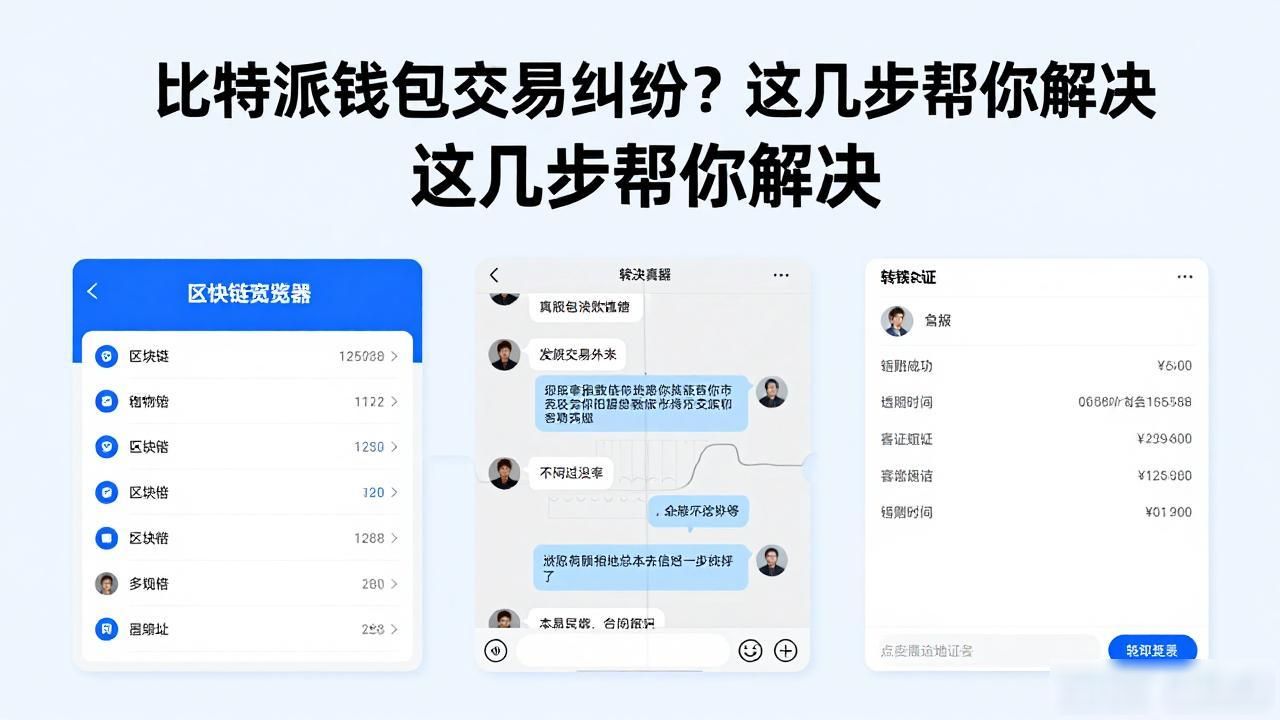 比特派钱包交易纠纷?这几步帮你解决