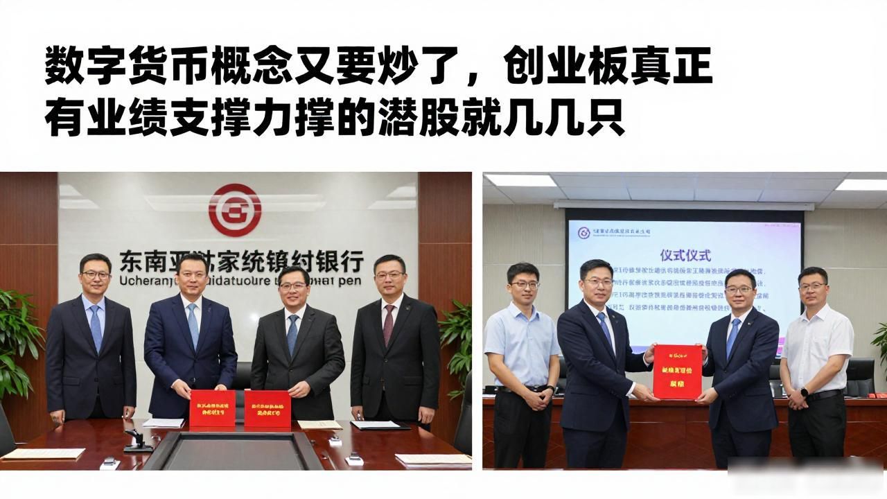 数字货币概念又要炒了,创业板真正有业绩支撑的潜力股就这几只