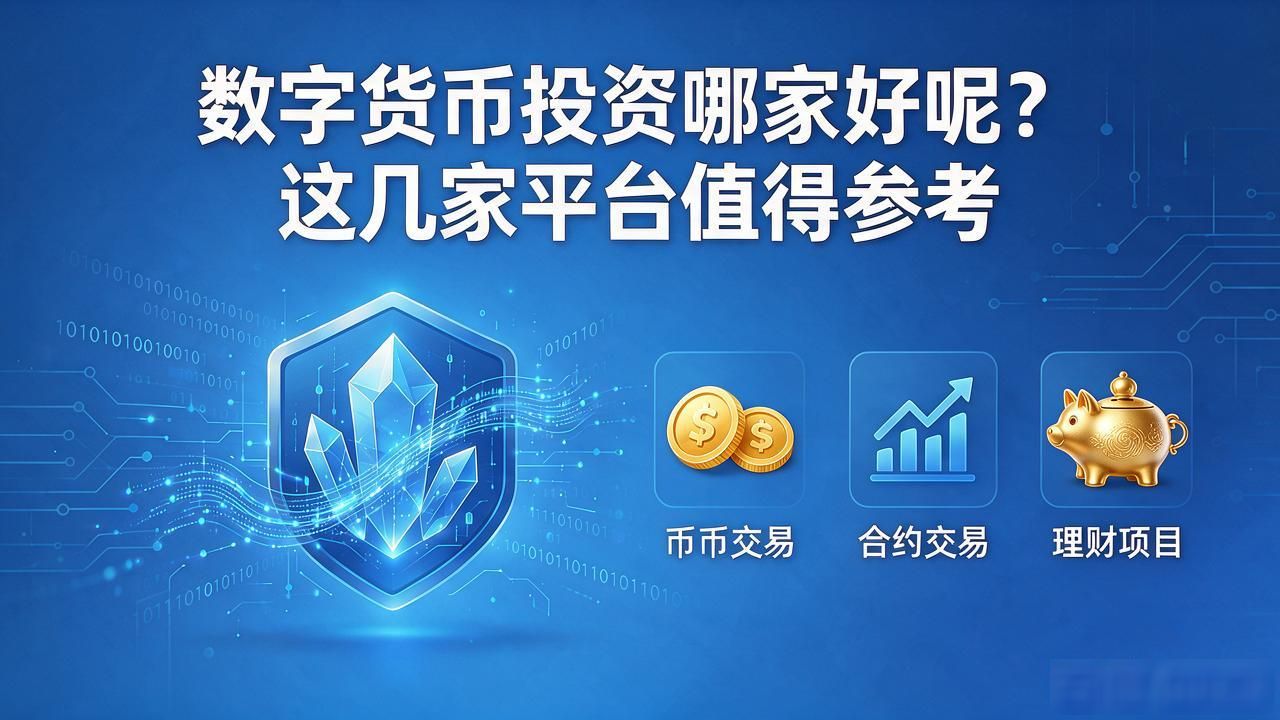 数字货币投资哪家好呢?这几家平台值得参考