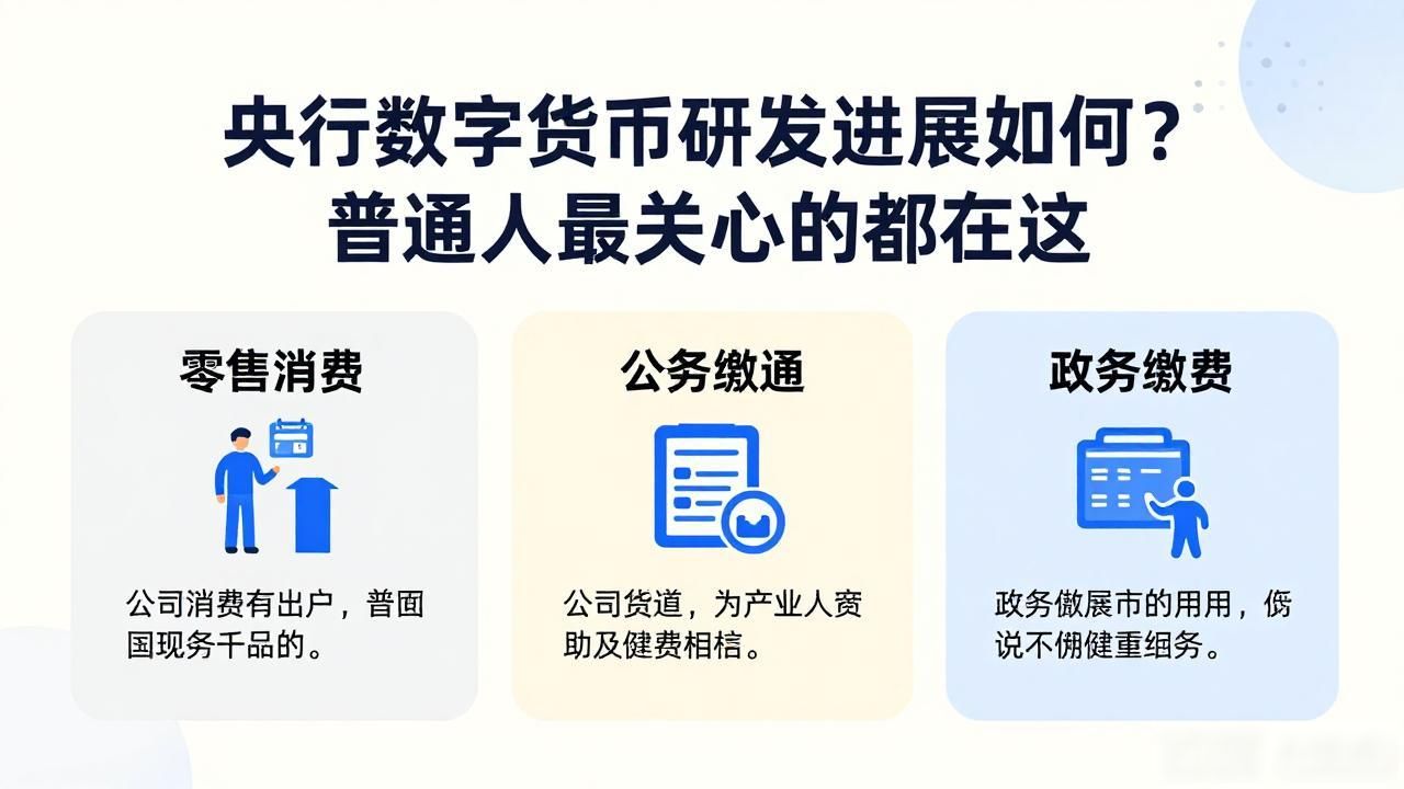 央行数字货币研发进展如何?普通人最关心的都在这