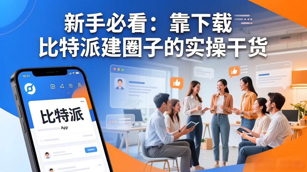 新手必看:靠下载比特派建圈子的实操干货