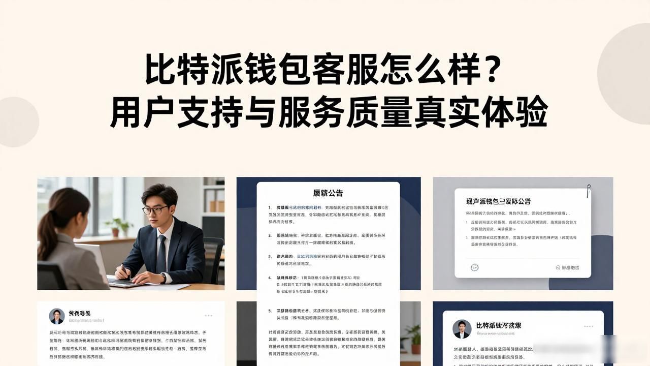 比特派钱包客服怎么样?用户支持与服务质量真实体验
