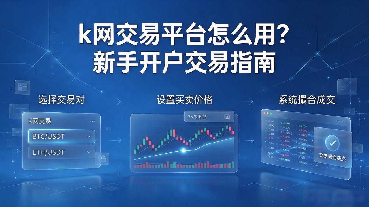 k网交易平台怎么用?新手开户交易指南