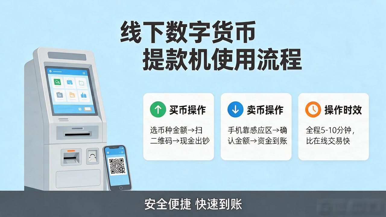 线下数字货币提款机怎么用?一文讲清楚