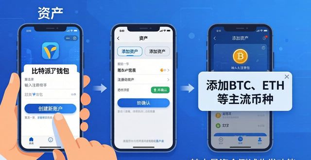 比特派钱包新账户注册步骤,三步轻松搞定