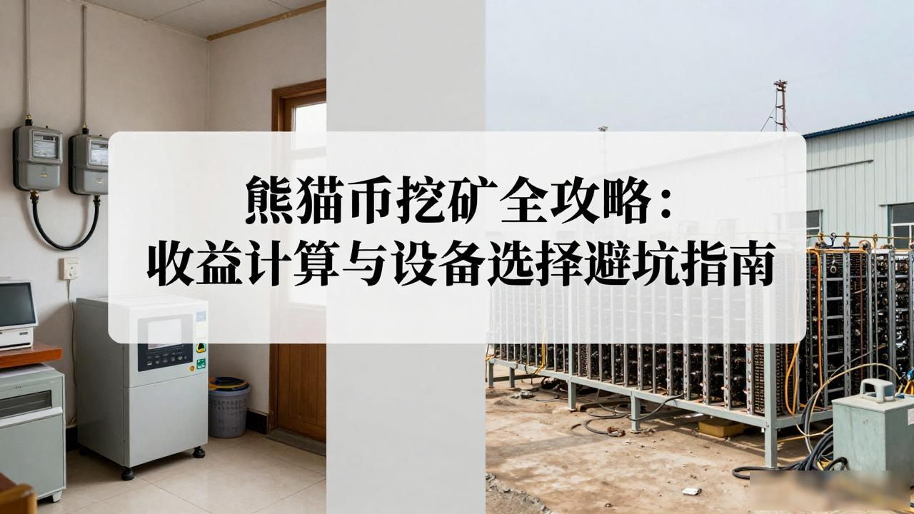 熊猫币挖矿全攻略:收益计算与设备选择避坑指南