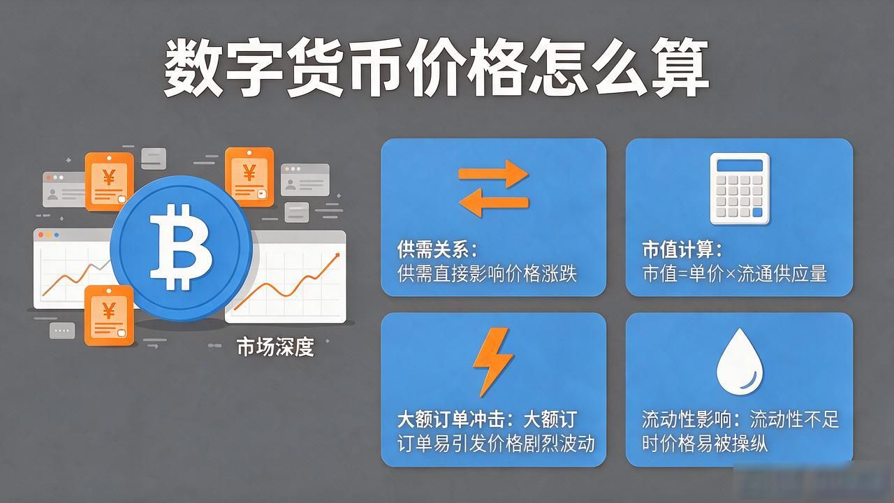 数字货币价格怎么算的?供需、市值与交易所定价机制全解析