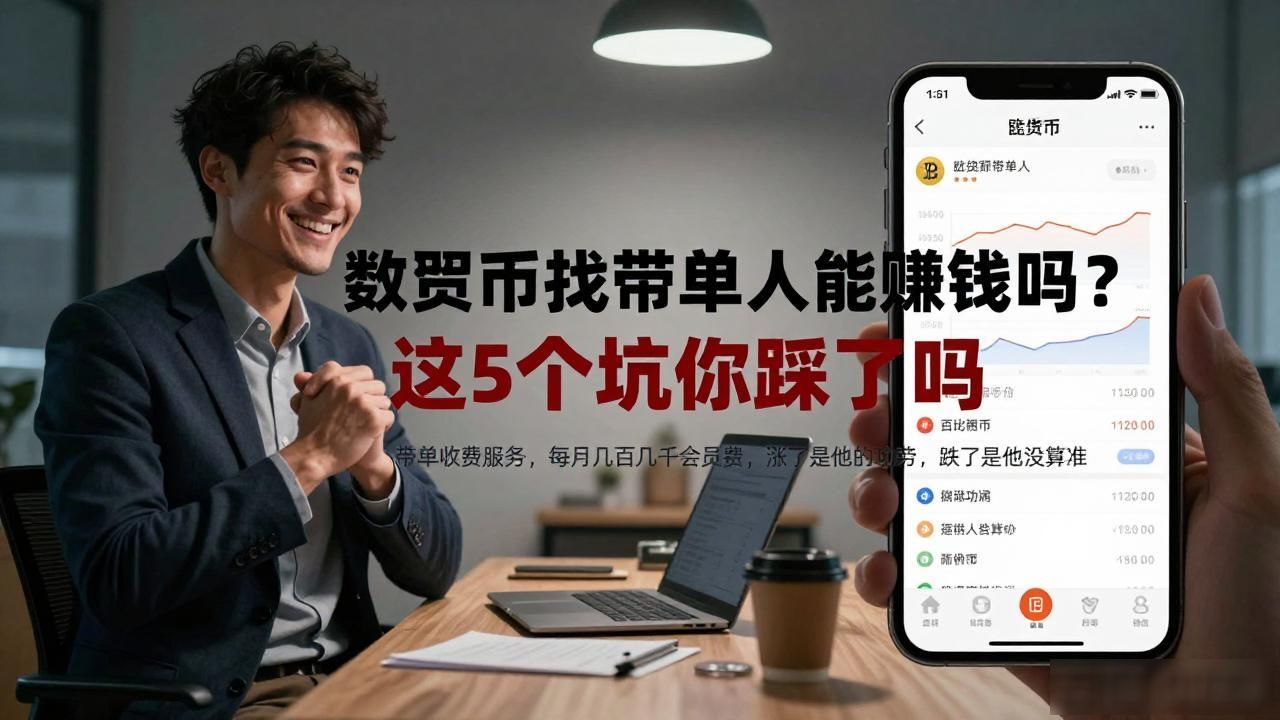 数字货币找带单人能赚钱吗?这5个坑你踩了吗
