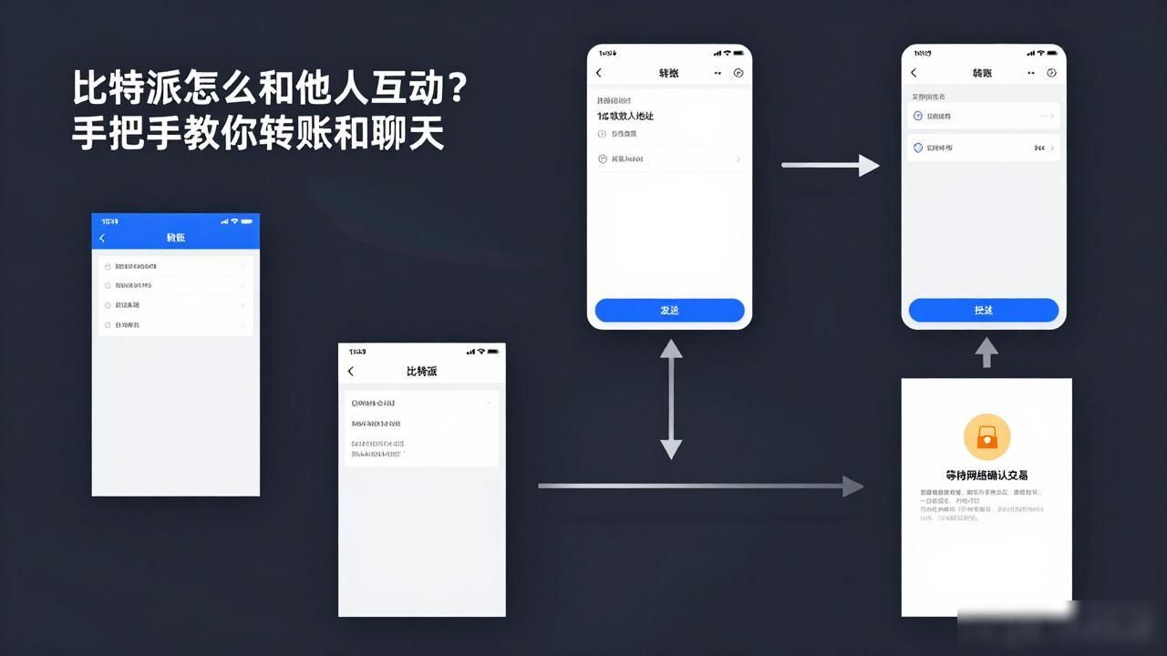 比特派怎么和他人互动?手把手教你转账和聊天