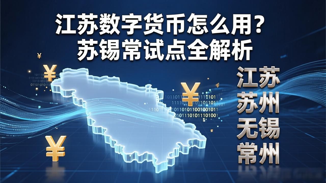 江苏数字货币怎么用?苏锡常试点全解析