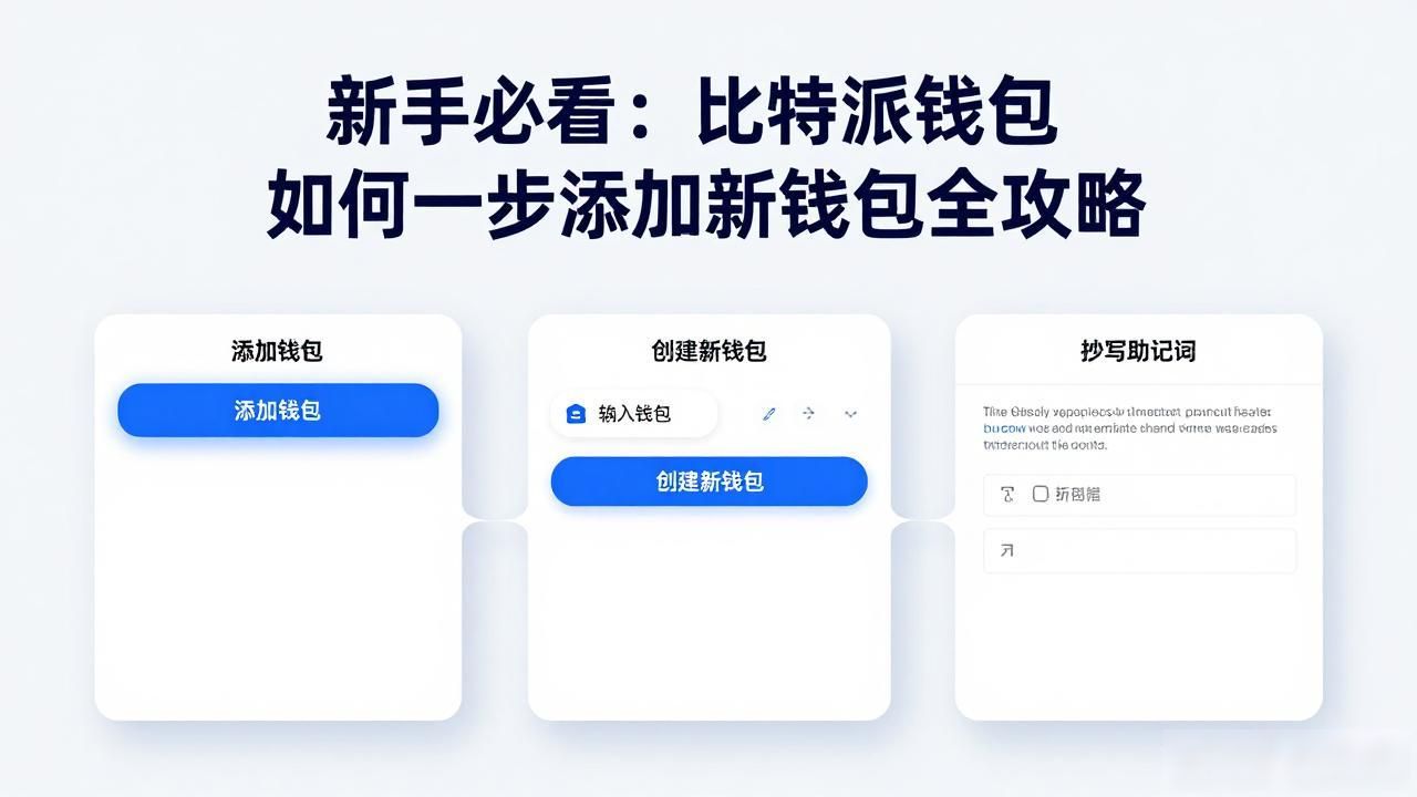 新手必看:比特派钱包如何一步步添加新钱包全攻略