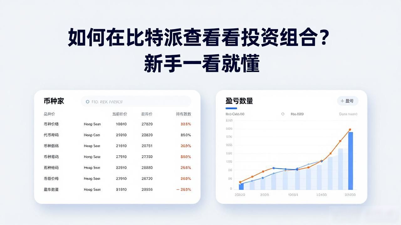 如何在比特派查看投资组合?新手一看就懂