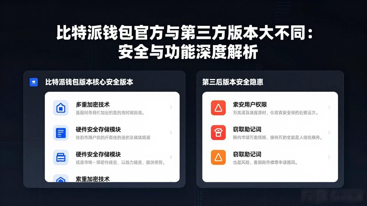 比特派钱包官方与第三方版本大不同:安全与功能深度解析