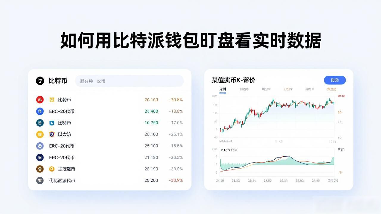 如何用比特派钱包盯盘看实时数据