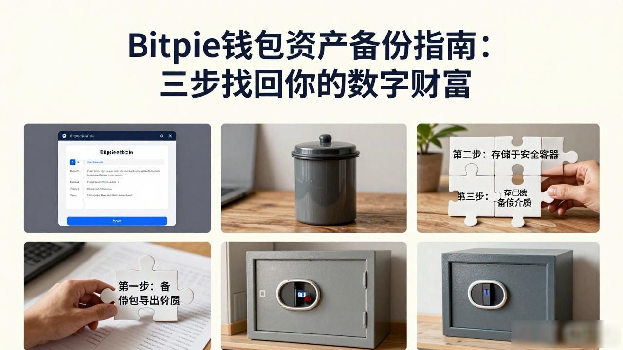 Bitpie钱包资产备份指南:三步找回你的数字财富
