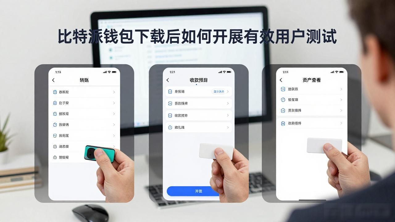 比特派钱包下载后如何开展有效用户测试