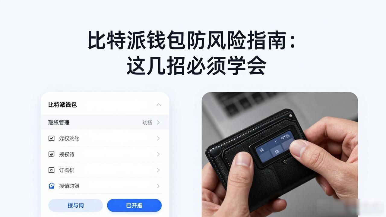 比特派钱包防风险指南:这几招必须学会