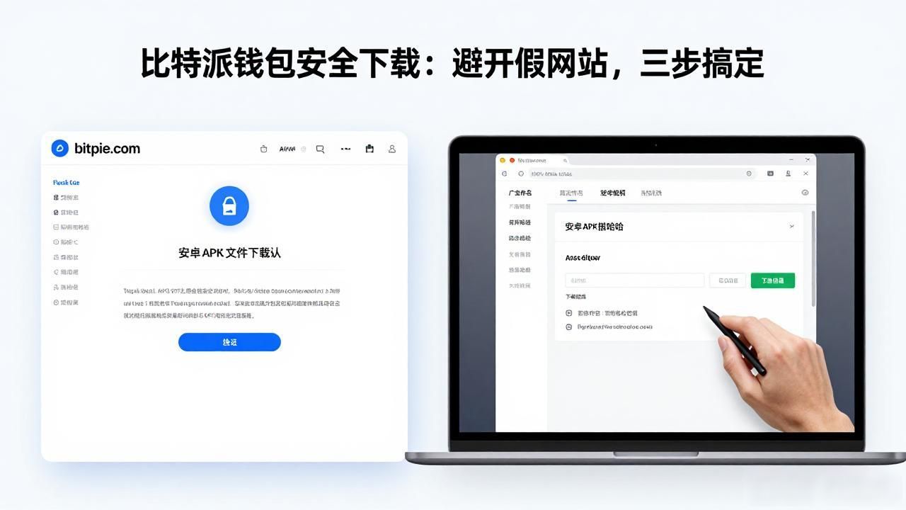 比特派钱包安全下载:避开假网站,三步搞定