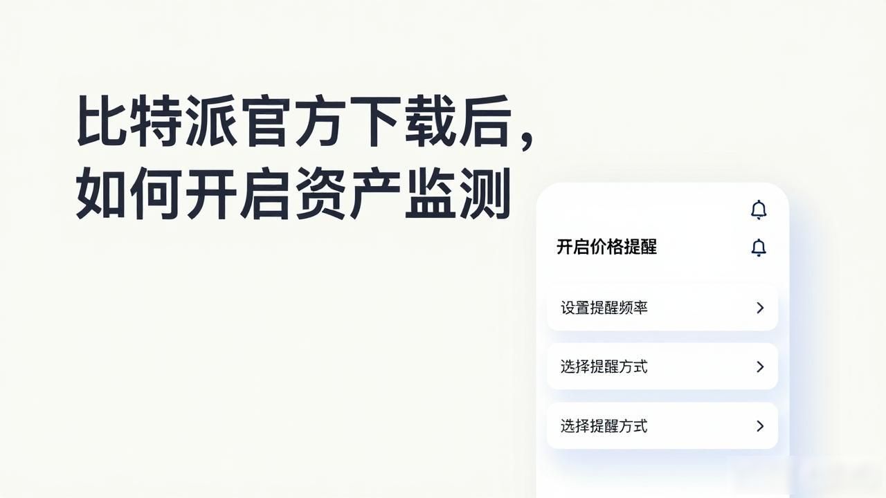 比特派官方下载后,如何开启资产监测